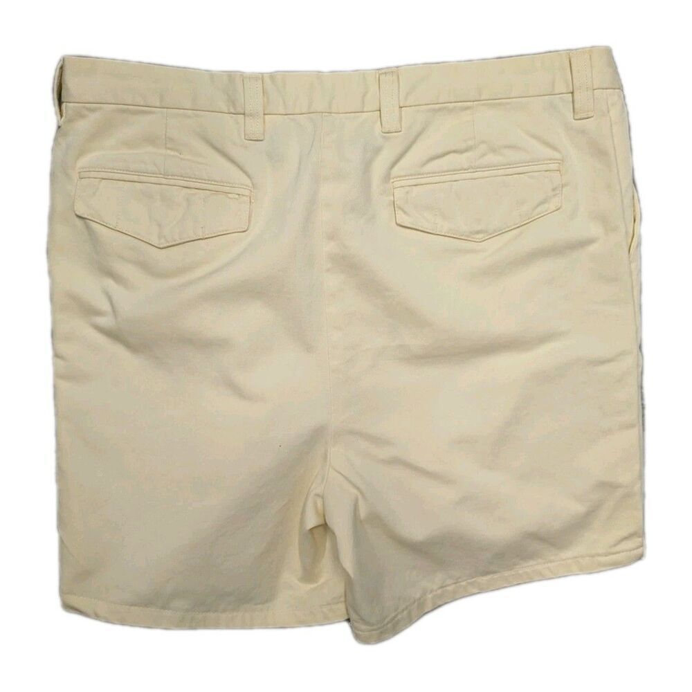 Vintage Gap Clean Cut Men’s 6" Butter Yellow Cotton Shorts sz 38 Golf Preppy - Picture 2 of 7